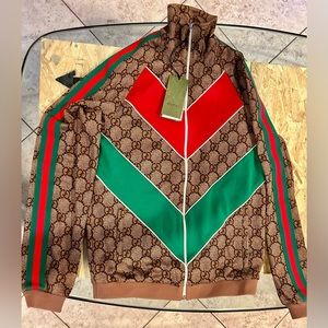 Gucci GG monogram track jacket.